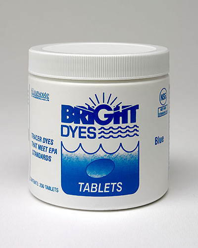 Water Tracing Dye: Standard Blue - Tablets